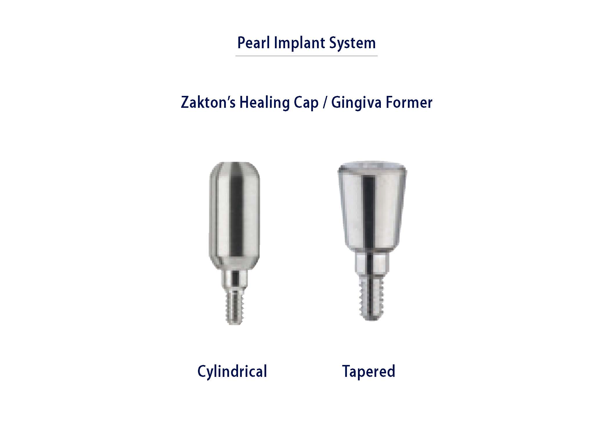 Zakton > Products > Dental implant > Pearl system > Healing cap